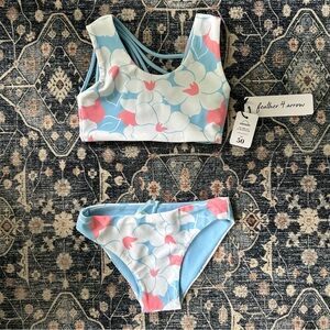 Feather 4 Arrow Summer Sun Reversible Bikini - Crystal Blue